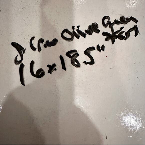 J Crew Linen Garden Pleated Utility Mini Skirt Solid Olive Army Green 44247 Sz 8 - Picture 7 of 9